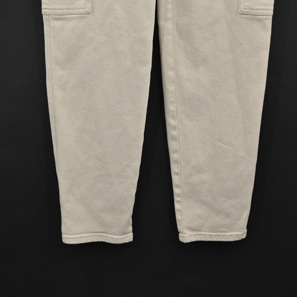 Aritzia‎ Womens Wilfred Free Modern Cargo Pants Size 0 High Rise Tapered Cream - Picture 11 of 14